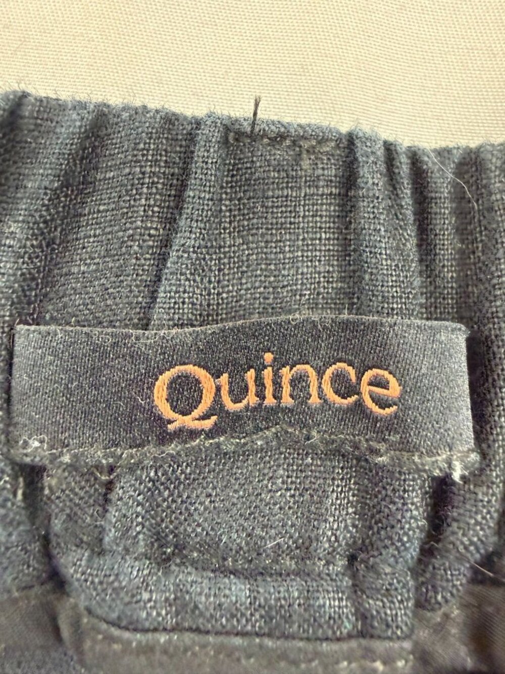 Quince 100% European Linen Pants Size Medium Black - Picture 5 of 11